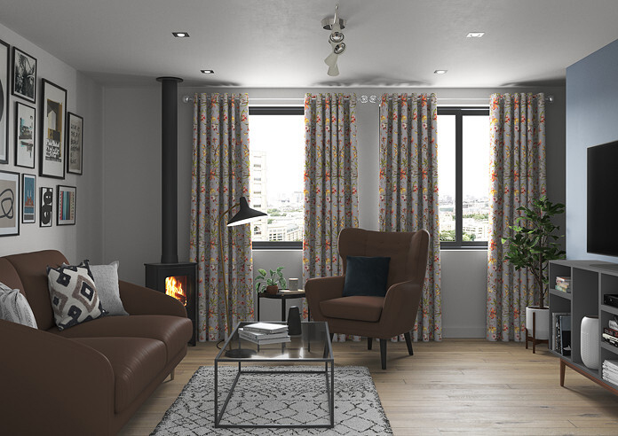 Carlotta, Pebble - Made to Measure Curtains - Image 5